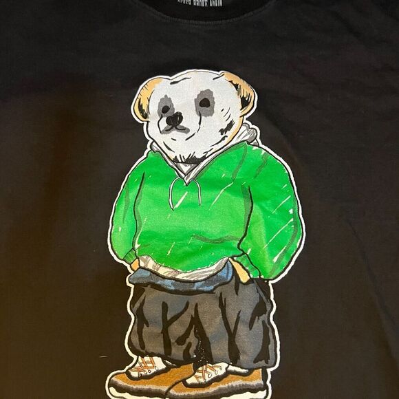 NBA Youngboy T-Shirt Size XXXL Black Polo Bear Graphic Short Sleeve 38 Baby - Picture 5 of 8